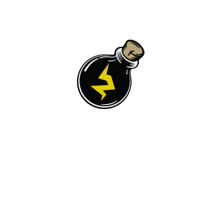 Lightning Bottle Advertising Logo