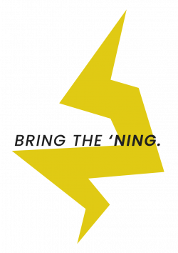 Lightning Bottle Advertising Icon